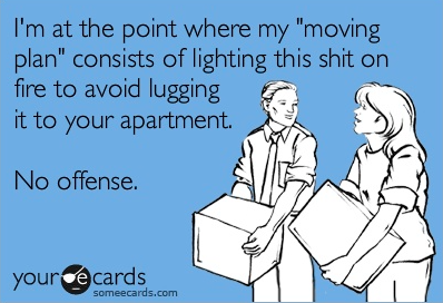 Moving house yet again